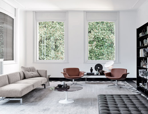 kn01 swivel lounge chair low back chair piero lissoni saarinen barcelona bench avio sofa