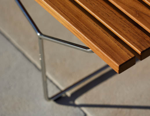 Bertoia Outdoor Bench details