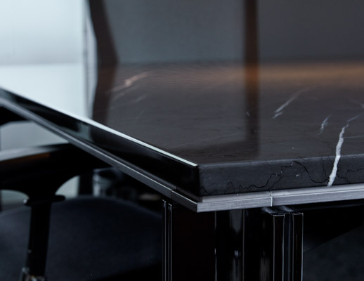 neocon 2018 LSM conference table marble top